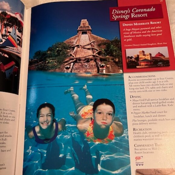 2/$35 Walt Disney World AAA Vacations Travel Guide Parks Resorts Brochure 2008 - Picture 3 of 5